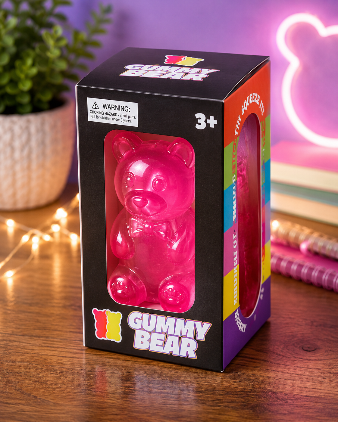 Feelzies Gummy Bear Slow Rebound Squishy - Collectible Fidget Toy