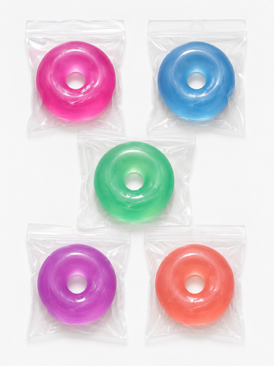 Feelzies Jelly Donut Squishy Wearable Sensory Fidget