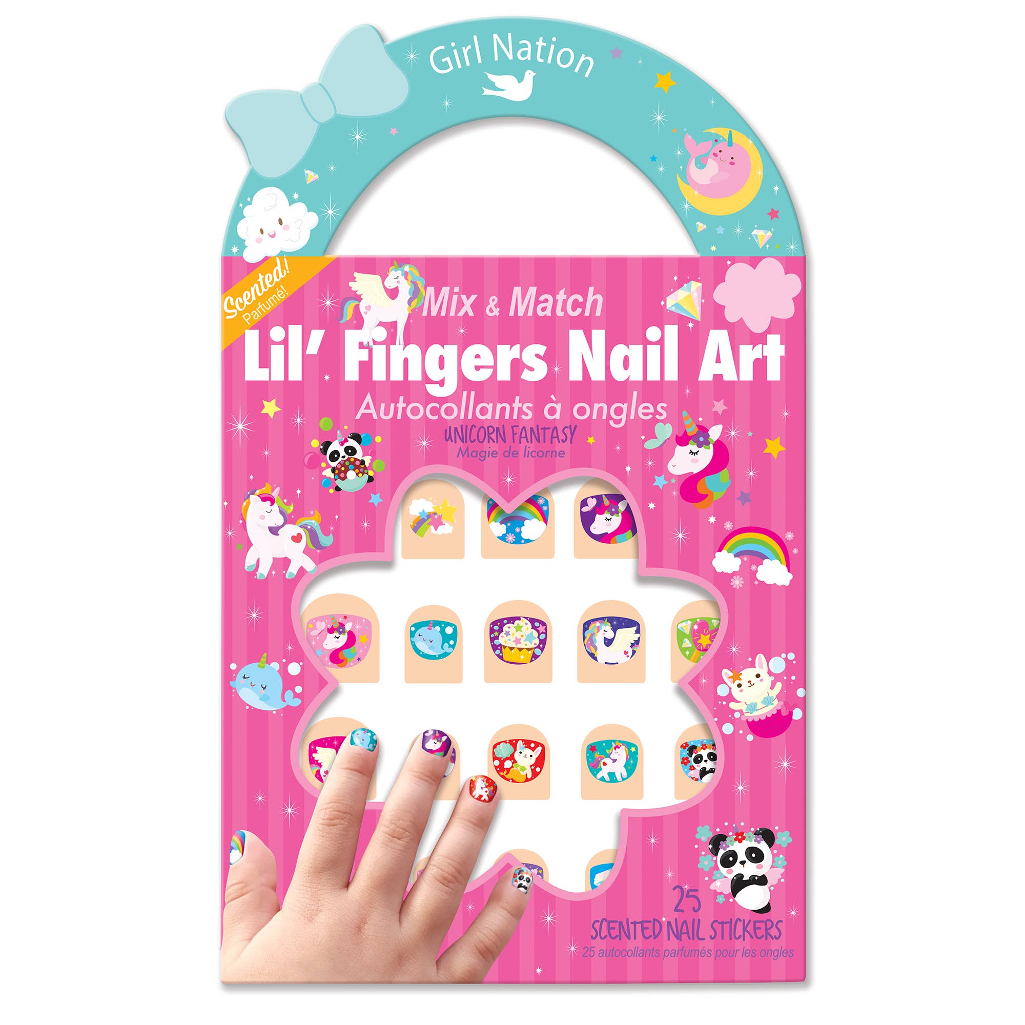 Unicorn Fantasy Lil' Fingers Nail Art Stickers for Kids