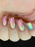 Prism Glow Multichrome Nail Polish - Aurora Rainbow Color-Shifting Shimmer