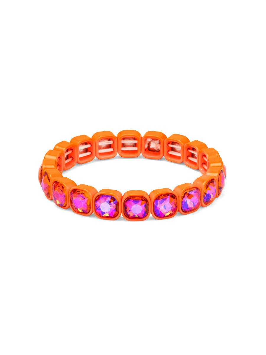 Square Crystal Stretch Bracelet