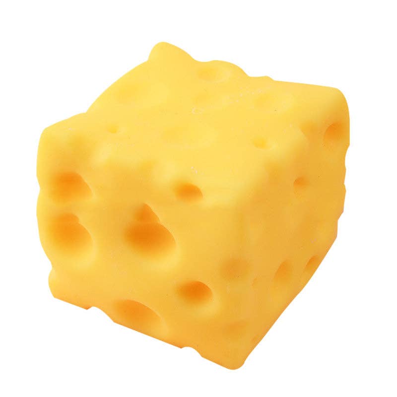 Feelzies™ Cheese Squishy | Stress Relief Fidget Toy — Two Sizes