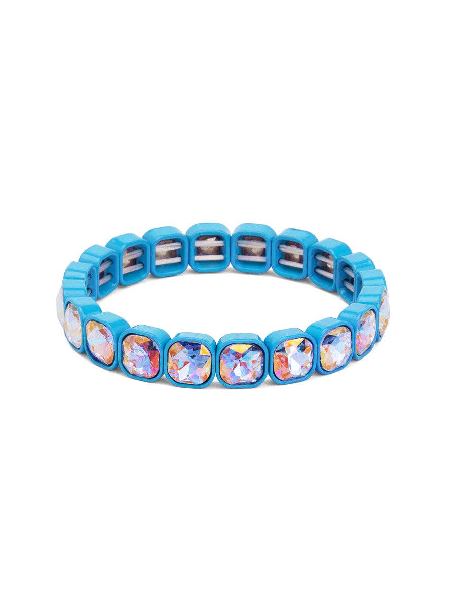 Square Crystal Stretch Bracelet