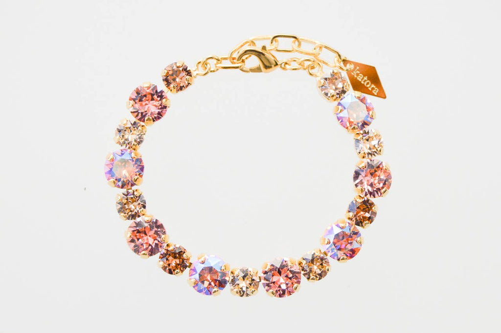 Blossom Pink Swarovski Crystal Bracelet