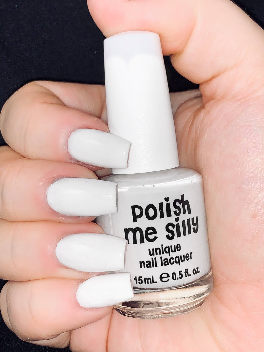 Whisper White Solid White Creme Nail Polish - Perfect Base or Standalone