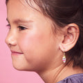 Sundae Sparkles Huggie Hoop Dangle Earrings for Kids