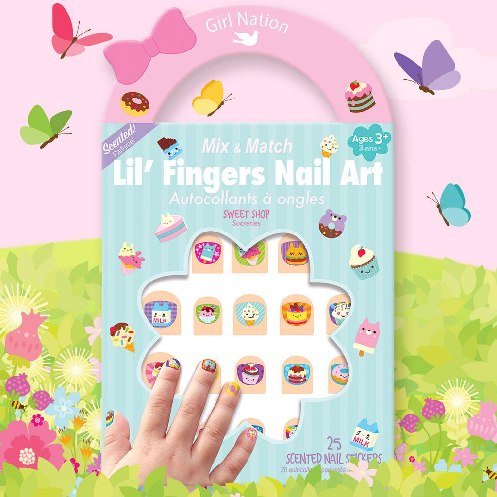 Sweet Shop Lil' Fingers Nail Art Stickers for Kids