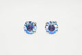 Light Sapphire Shimmer Swarovski Crystal Stud Earrings