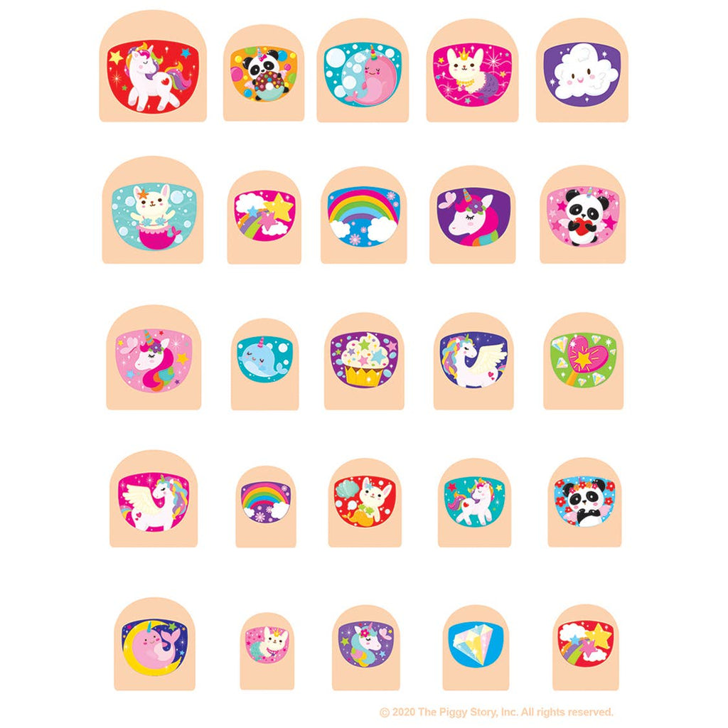 Unicorn Fantasy Lil' Fingers Nail Art Stickers for Kids