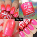 Ruby Rose Thermal Color Changing Nail Polish - Pink to Red Shimmer