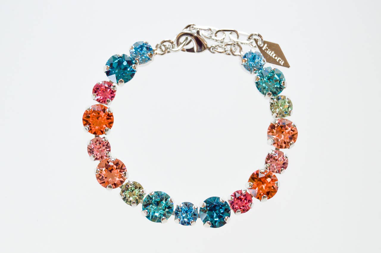 Carpe Diem Multicolor Swarovski Crystal Bracelet
