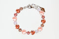 Narragansett Peach Swarovski Crystal Bracelet