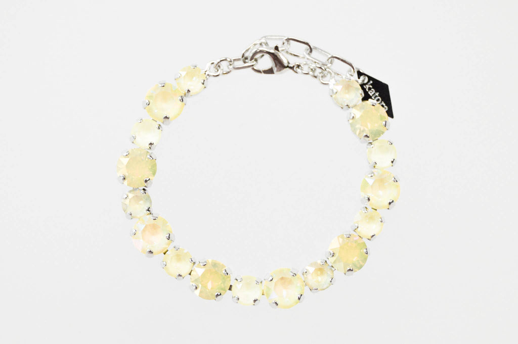 Stardust Yellow Shimmer Swarovski Crystal Bracelet