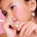 Purr-fect Kitty Huggie Hoop Dangle Earrings for Kids