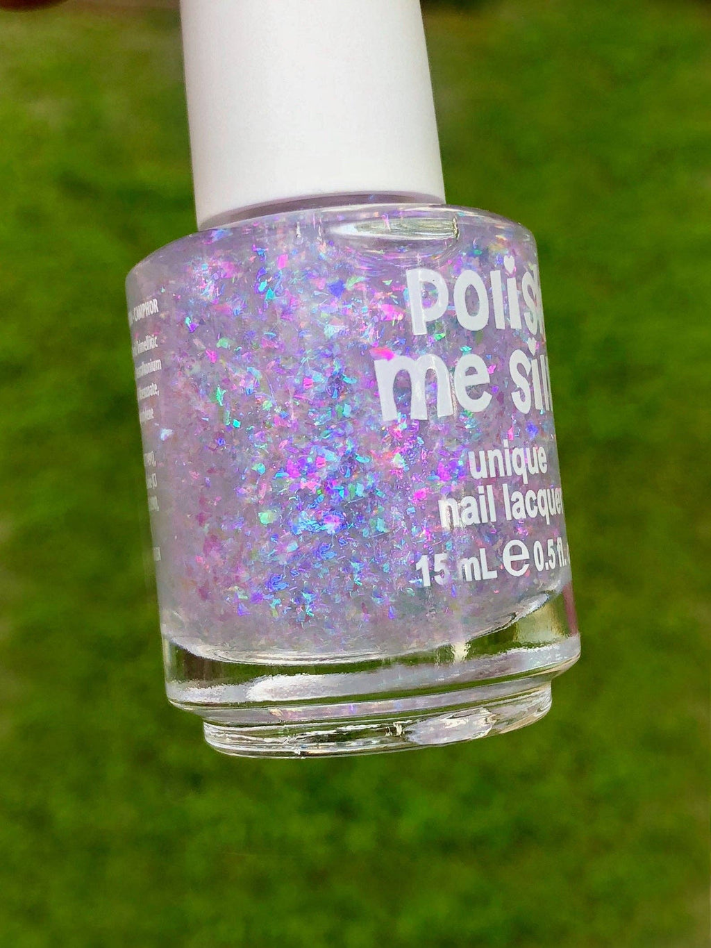 Glow Girl Unicorn Flakie Nail Polish - Pink Purple Blue Color-Shifting Topper