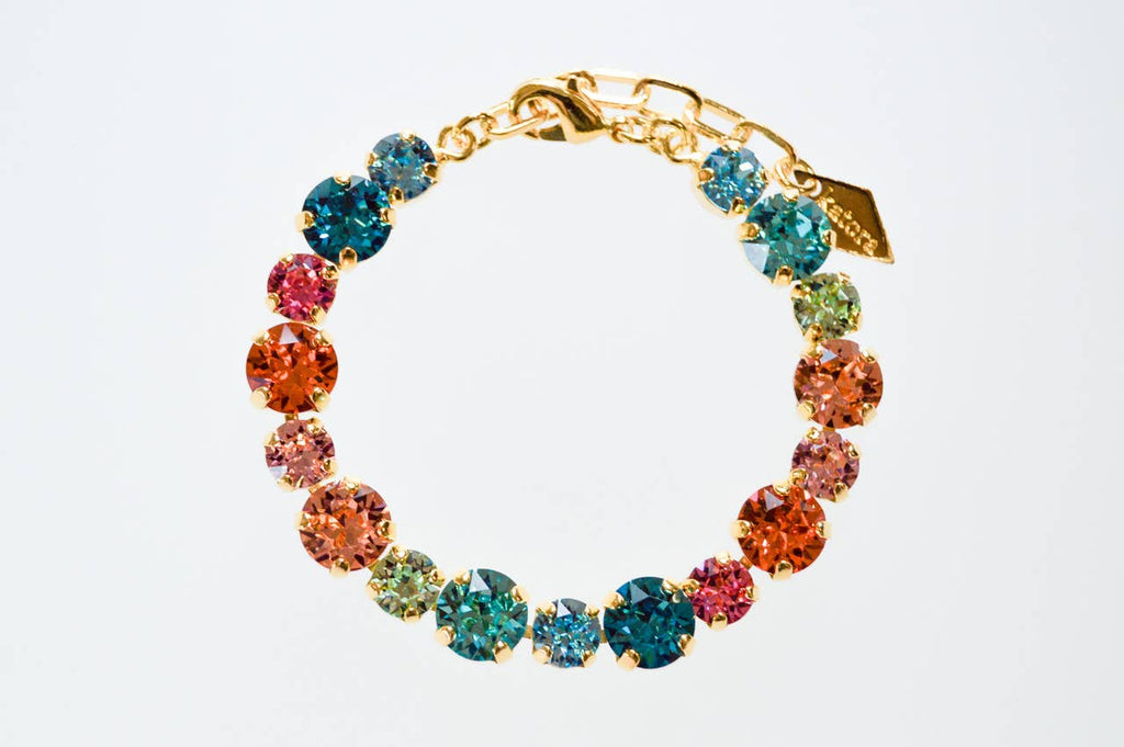 Carpe Diem Multicolor Swarovski Crystal Bracelet
