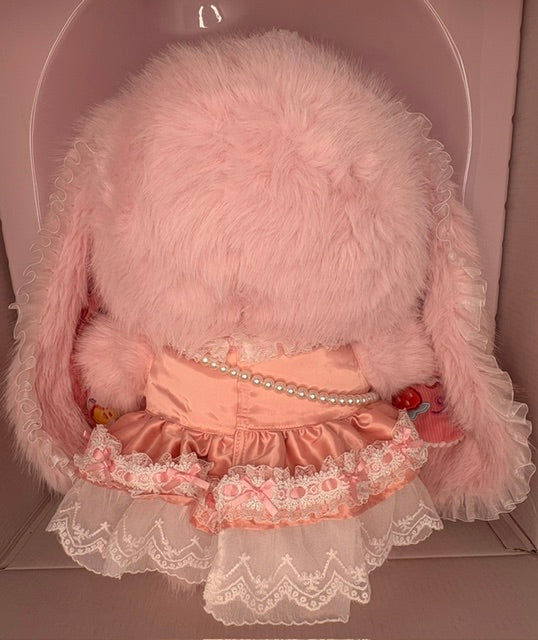 Baby Three Limited Edition 800% Happy Birthday Bunny with Cupcake Purse | Rare Collector's Plush