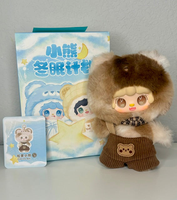 Yooki Little Bear Hibernation Plan Plush Pendant - Choice of 6 Darling Yookis
