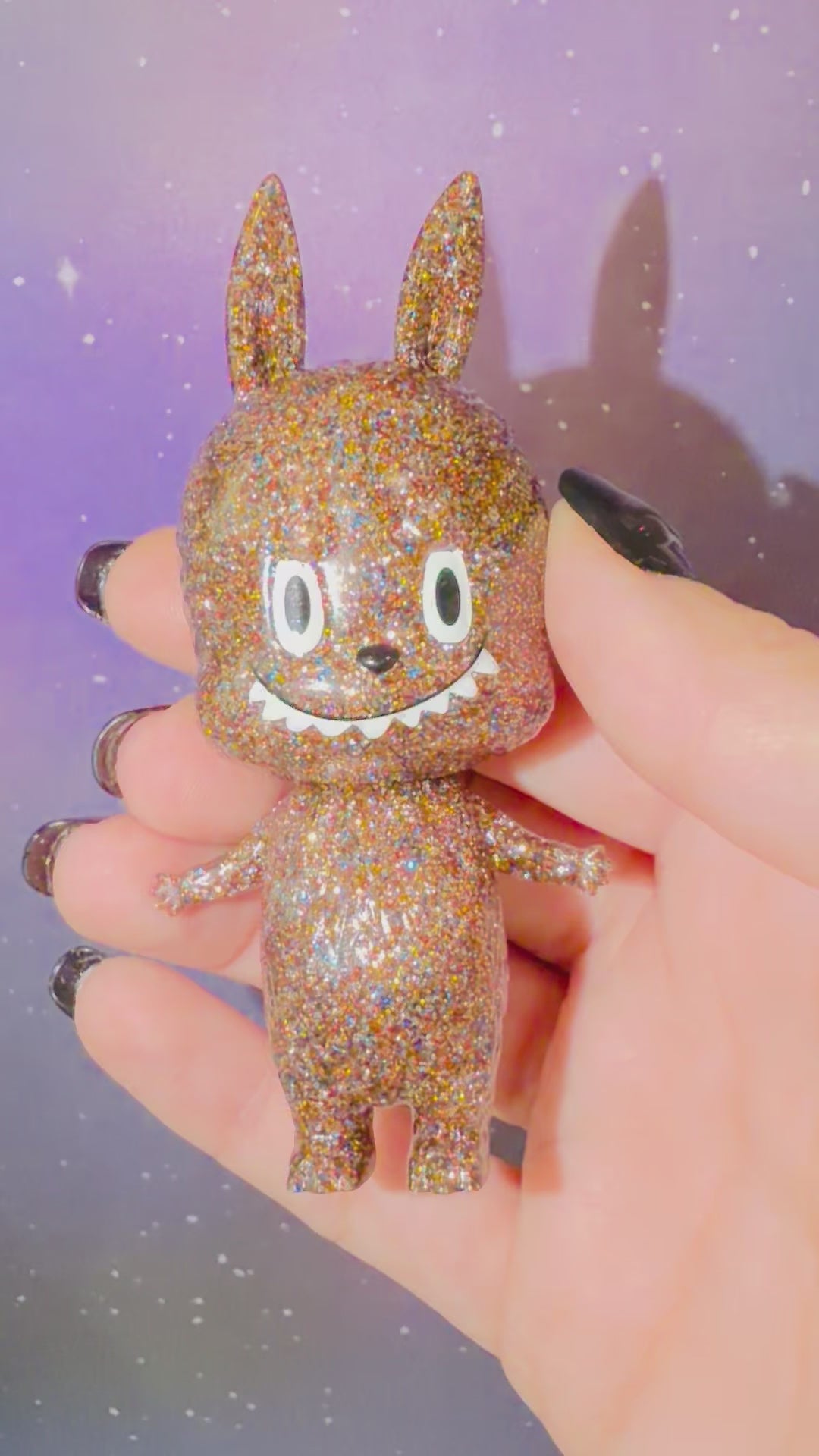 HOW2WORK POP MART Little Monsters Labubu Champagne Sparkle Figure