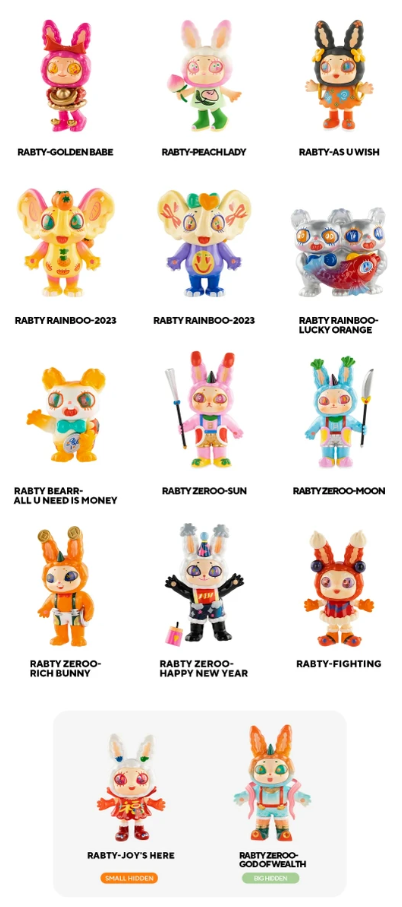 Finding Unicorn Yeaohua Rabty 2023 New Love Series Figure | Year of the Rabbit