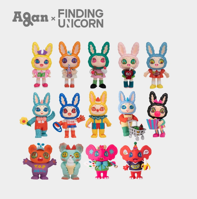 Finding Unicorn Yeaohua American Vintage Rabty Figure | Agan | Open Box, Sealed Bag
