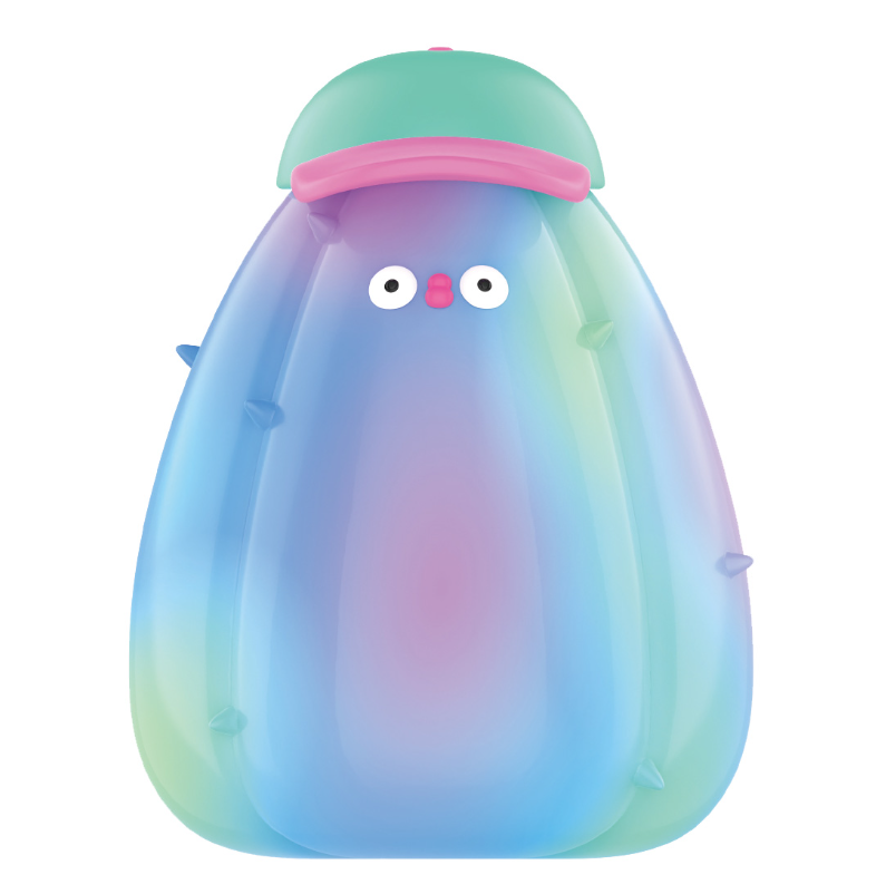 POP MART Flabjacks LOLA & LOLO Sofubi figure in sealed bag, blue gradient hood